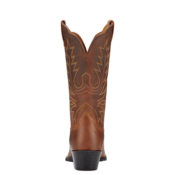 10001021 Heritage R Toe Western Boots