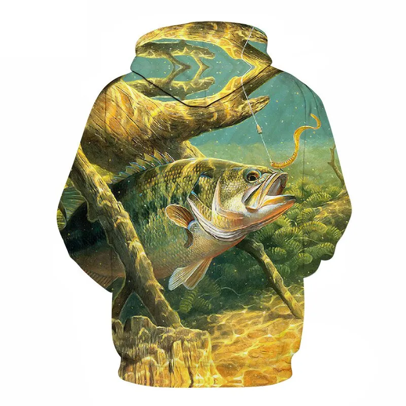 3D Tropical Fish Funny Hoodies For Fishinger Fisherman Men Women Long Sleeve Hoody Sweatshirts Hooded Streetwear Hip Hop Jackets