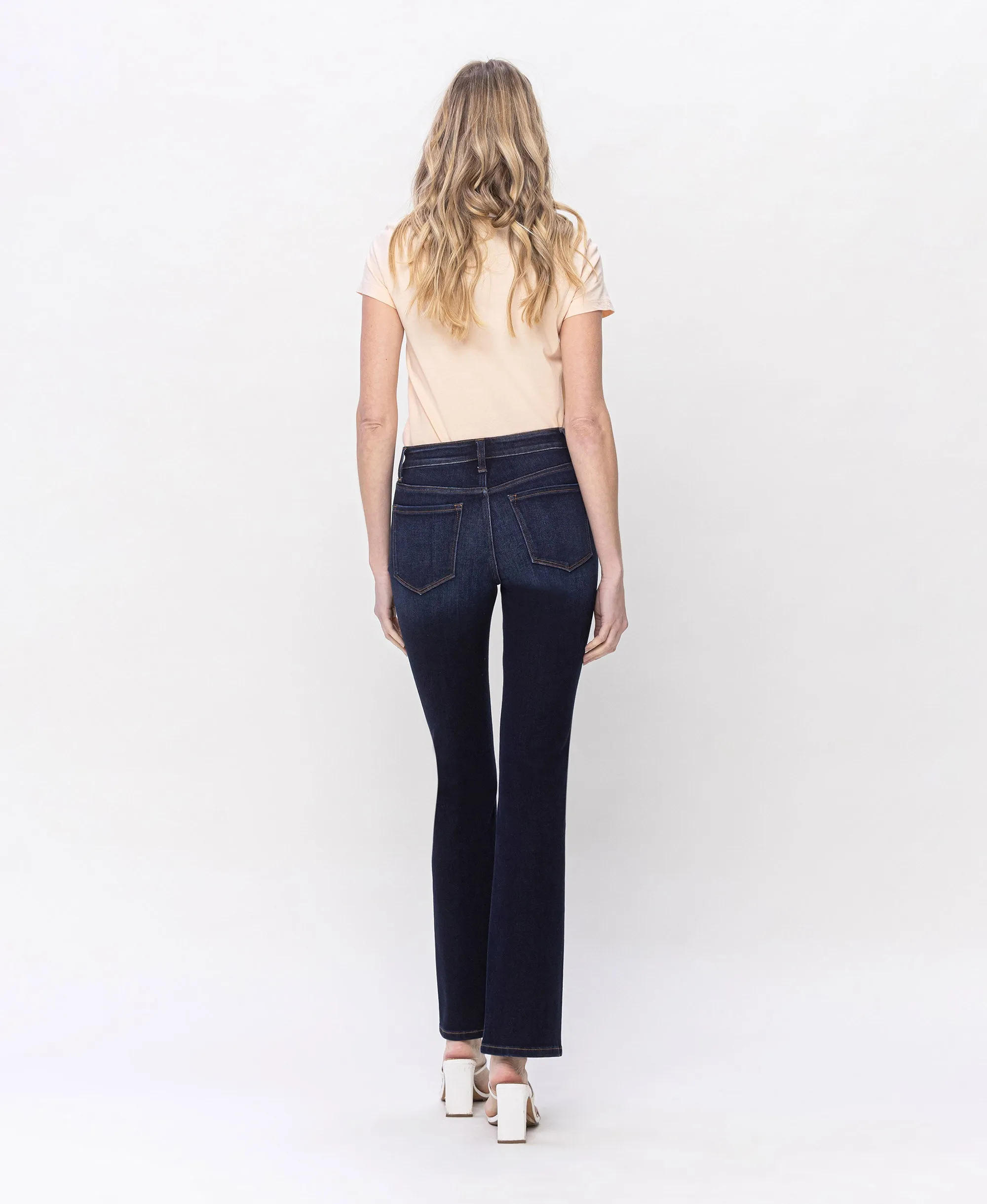 Amicability - Mid Rise Bootcut Jeans