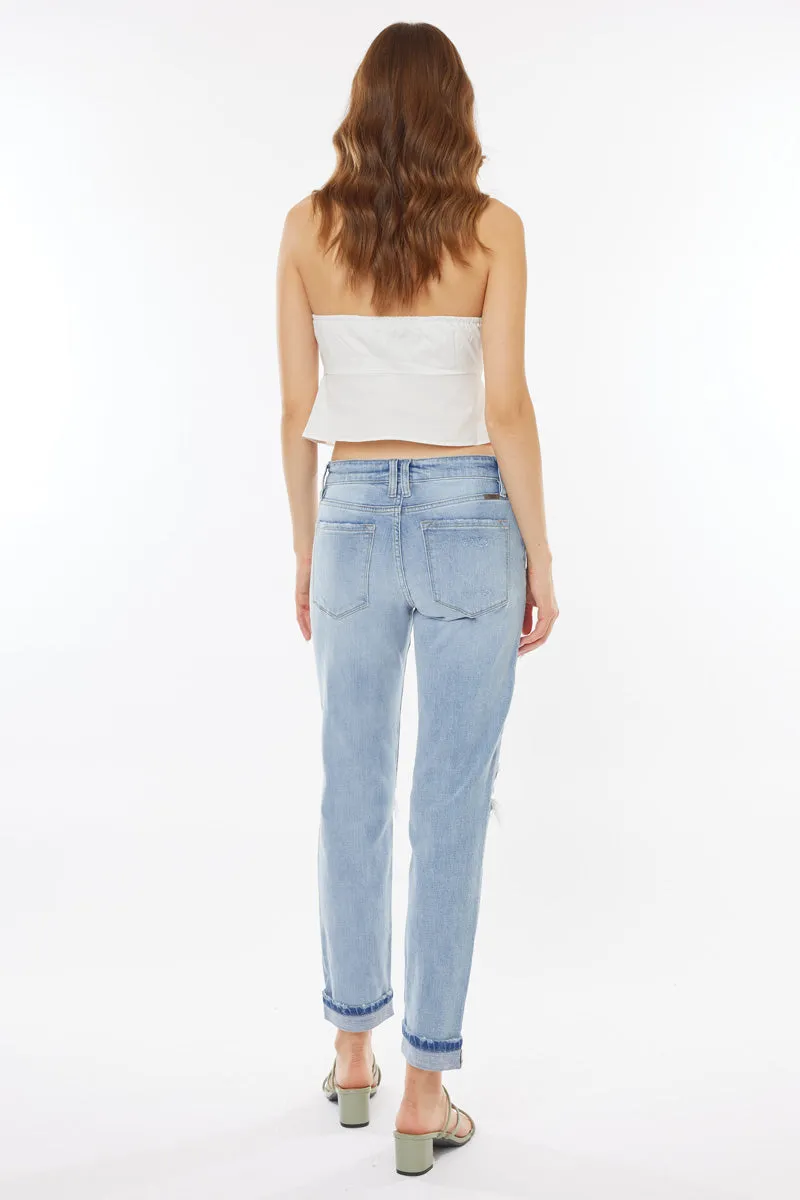 Amie High Rise Boyfriend Jeans