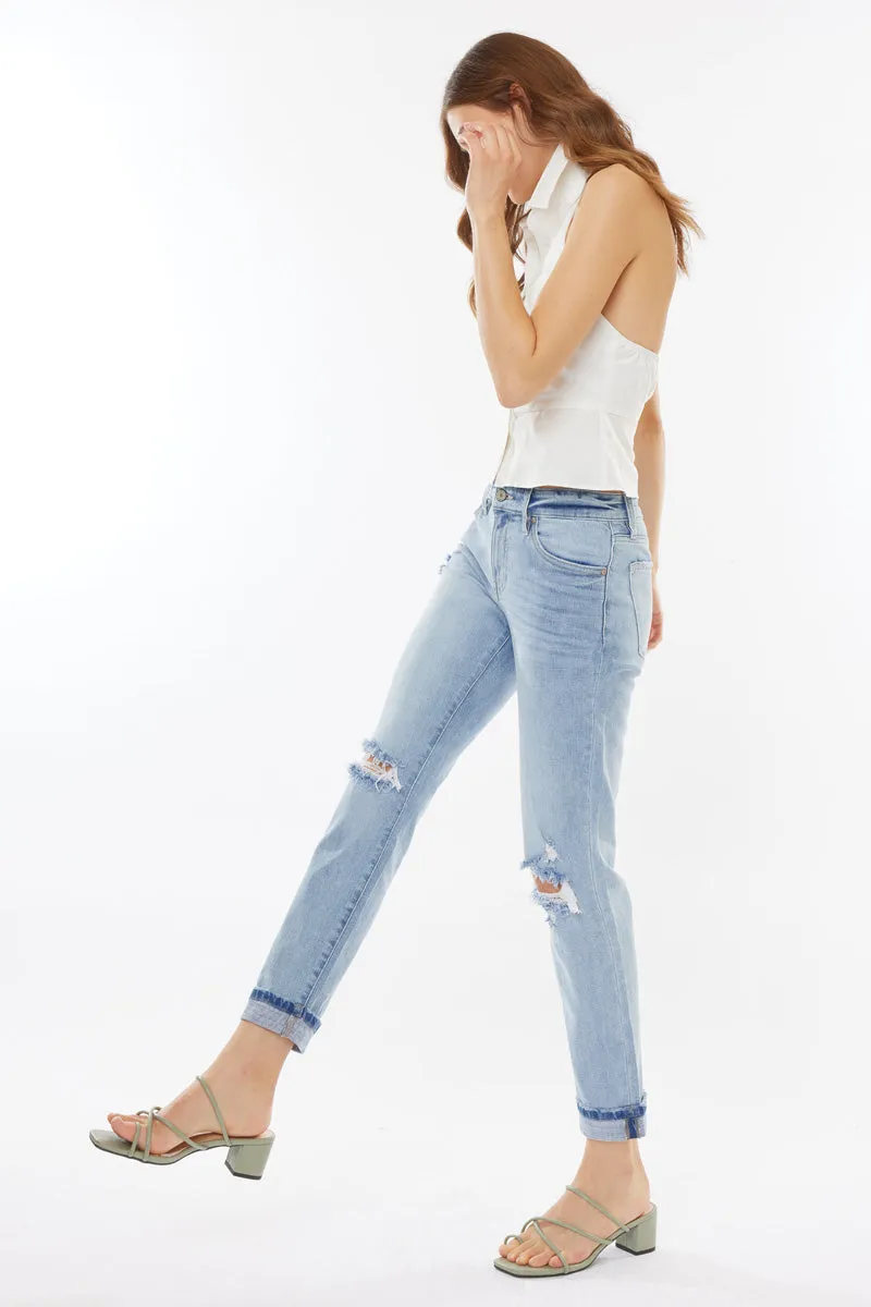 Amie High Rise Boyfriend Jeans