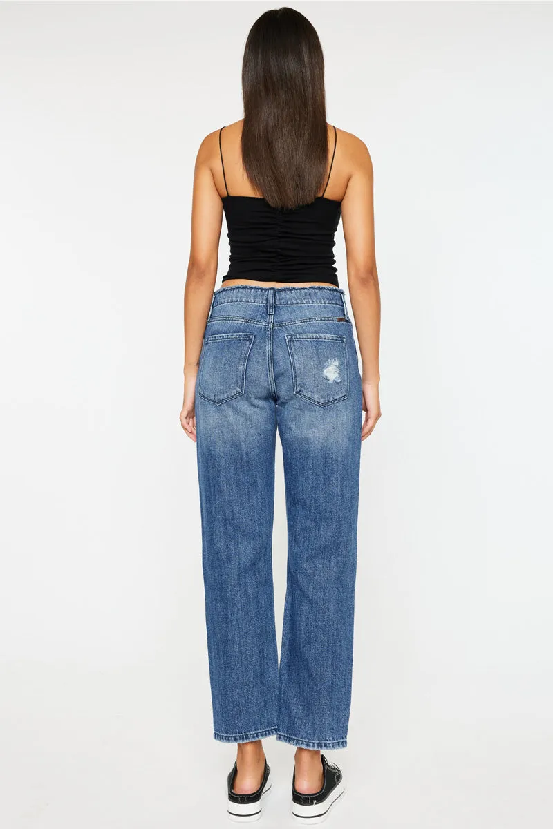 Ariela High Rise Straight Leg Jeans