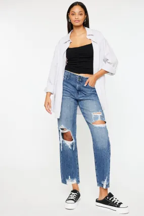 Ariela High Rise Straight Leg Jeans