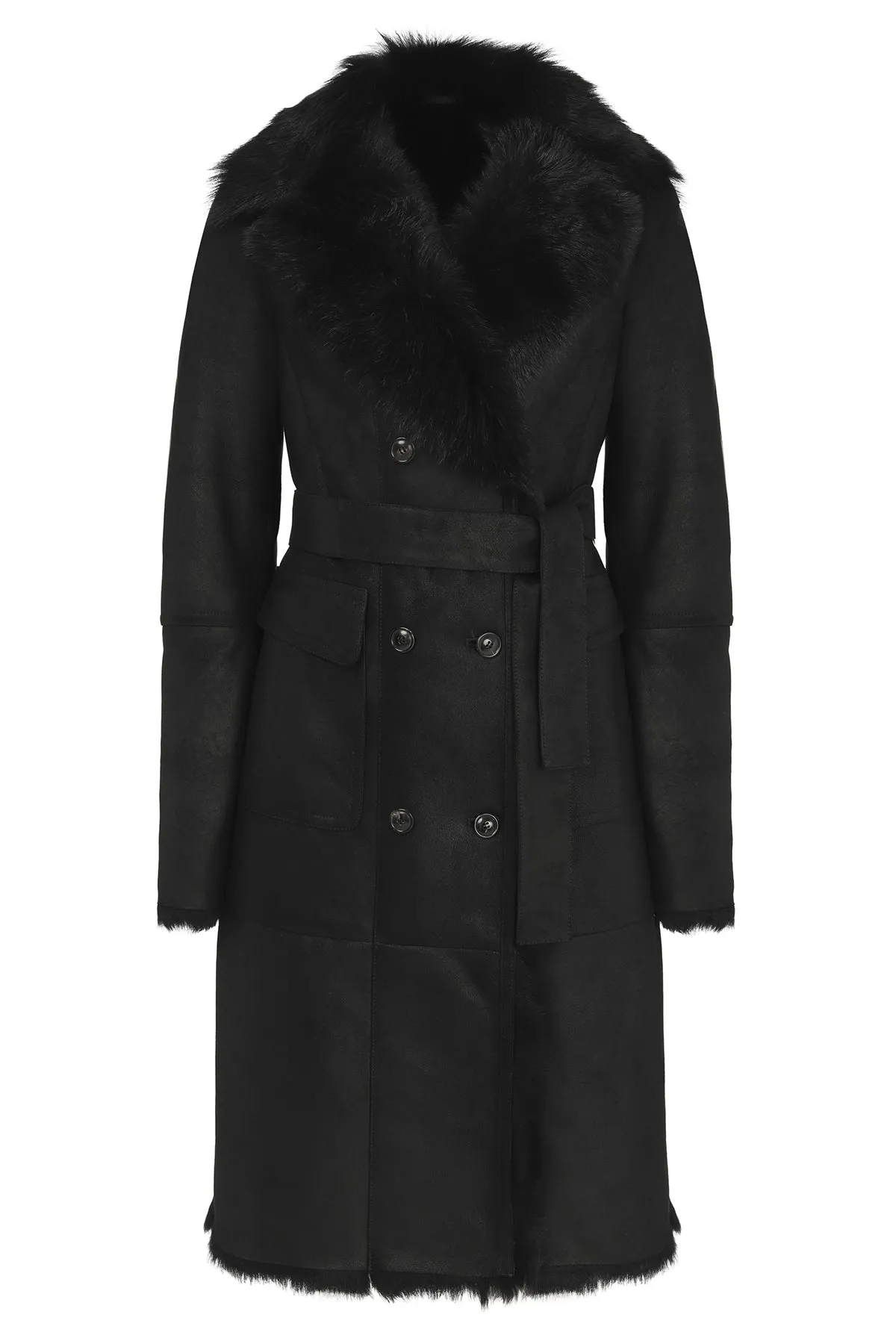 Arthemisia - Black Shearling Coat