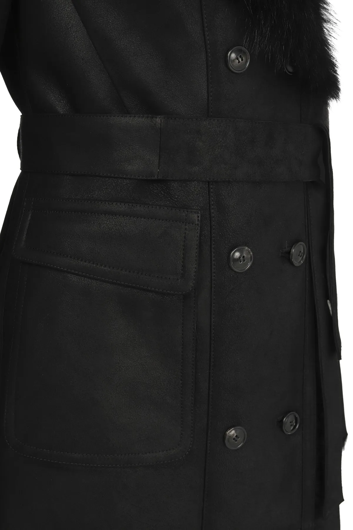 Arthemisia - Black Shearling Coat