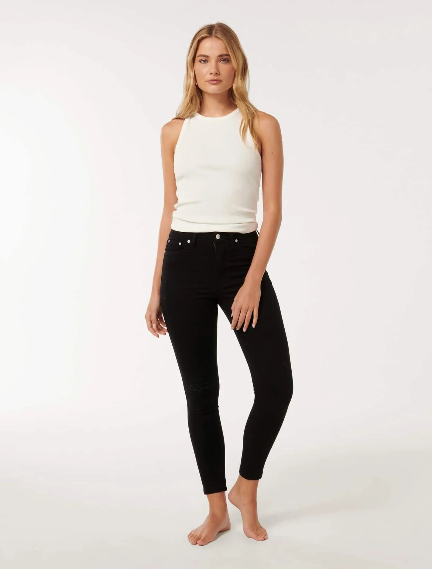 Ashley Mid-Rise Skinny Jeans