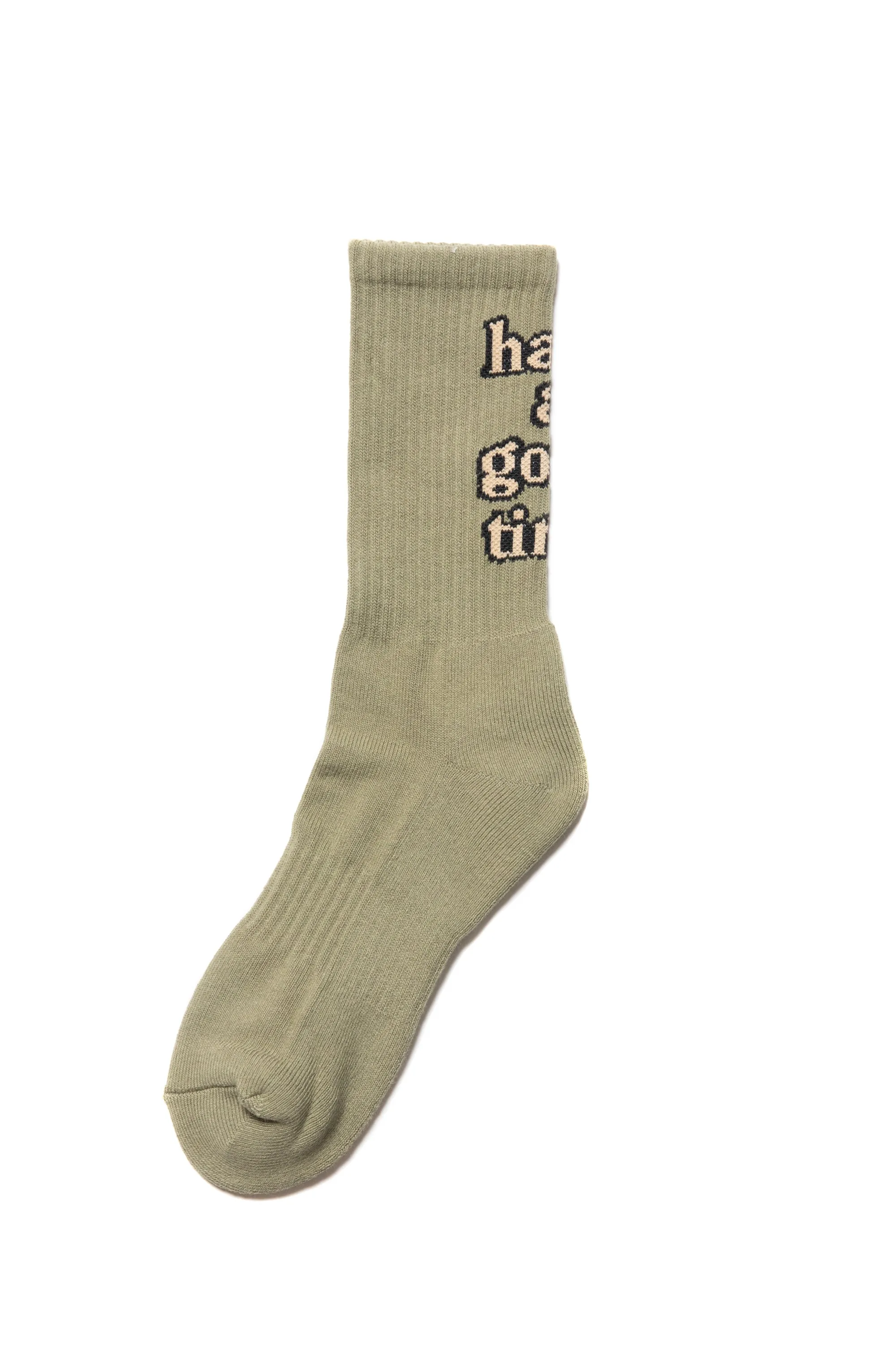 BACK LOGO SOCKS GREEN