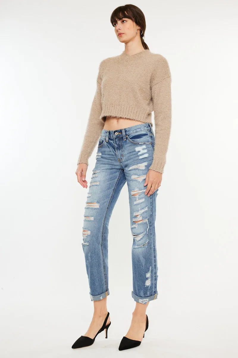 Baker Mid Rise Boyfriend Jeans