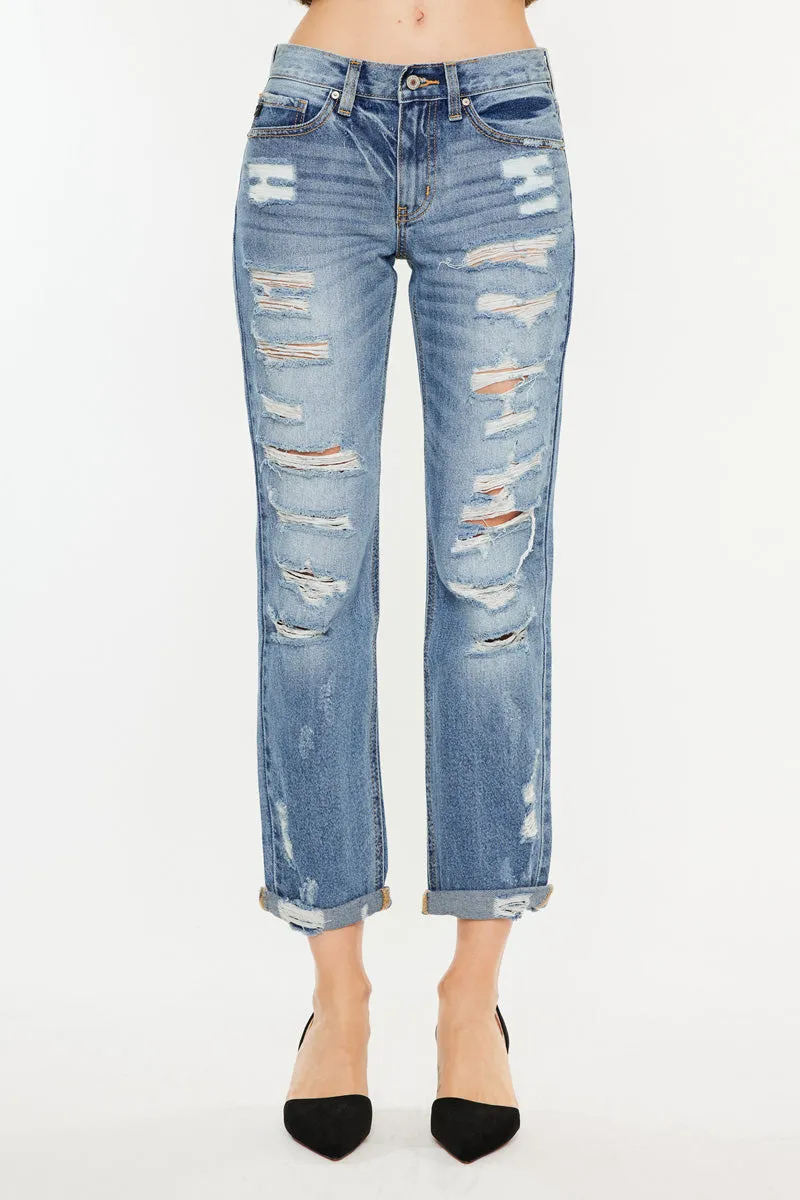 Baker Mid Rise Boyfriend Jeans