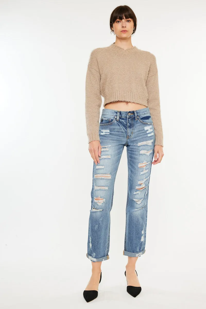 Baker Mid Rise Boyfriend Jeans