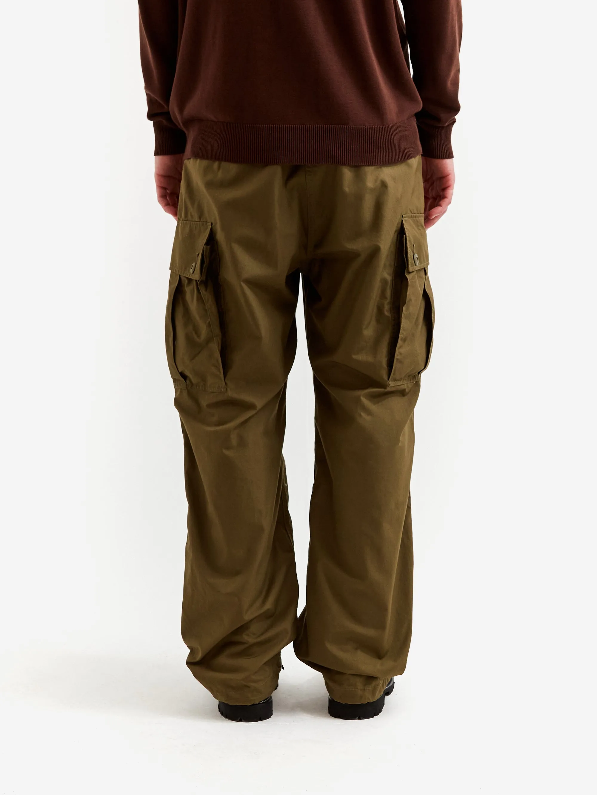 Beams Plus Mil 6 Pocket 80/3 Ripstop Trousers - Olive