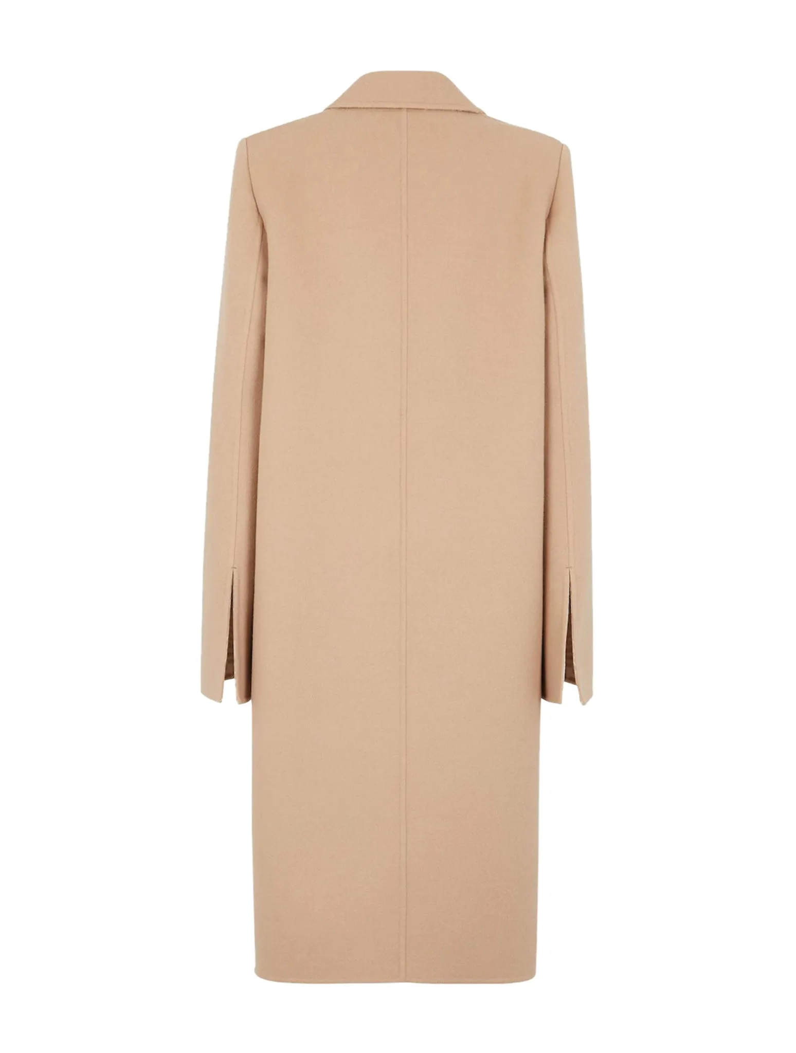 Beige wool coat