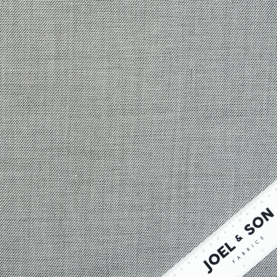 Black & Grey Jacquard Wool