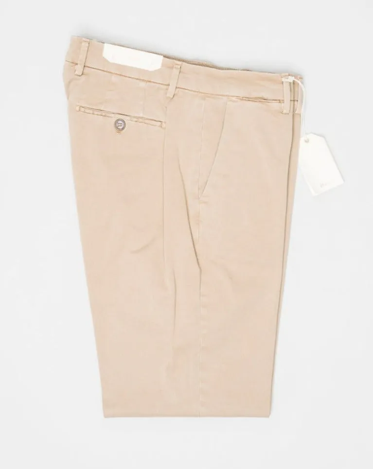 Briglia Garment Dyed Soho Trousers / Beige