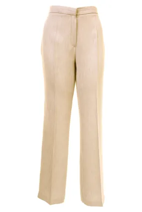 Busy Clothing Womens Beige Trousers 29" & 31" Linen Look