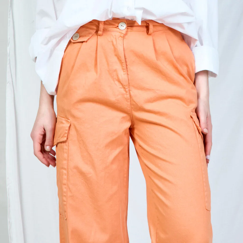 Cargo-style tailored trousers wholesale