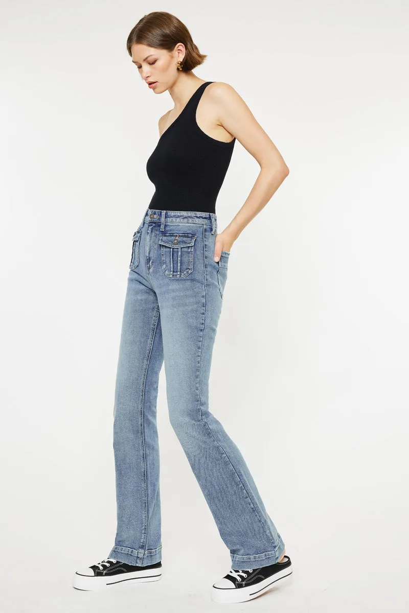 Carrie High Rise Vintage Bootcut Jeans