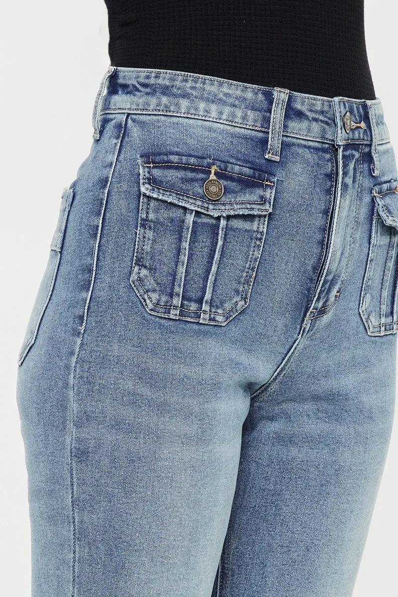 Carrie High Rise Vintage Bootcut Jeans