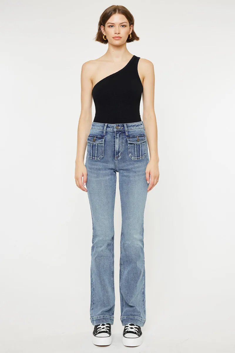 Carrie High Rise Vintage Bootcut Jeans