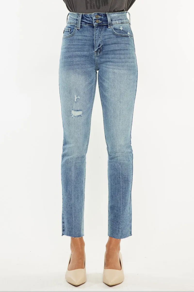 Carson High Rise Cigarette Leg Jeans