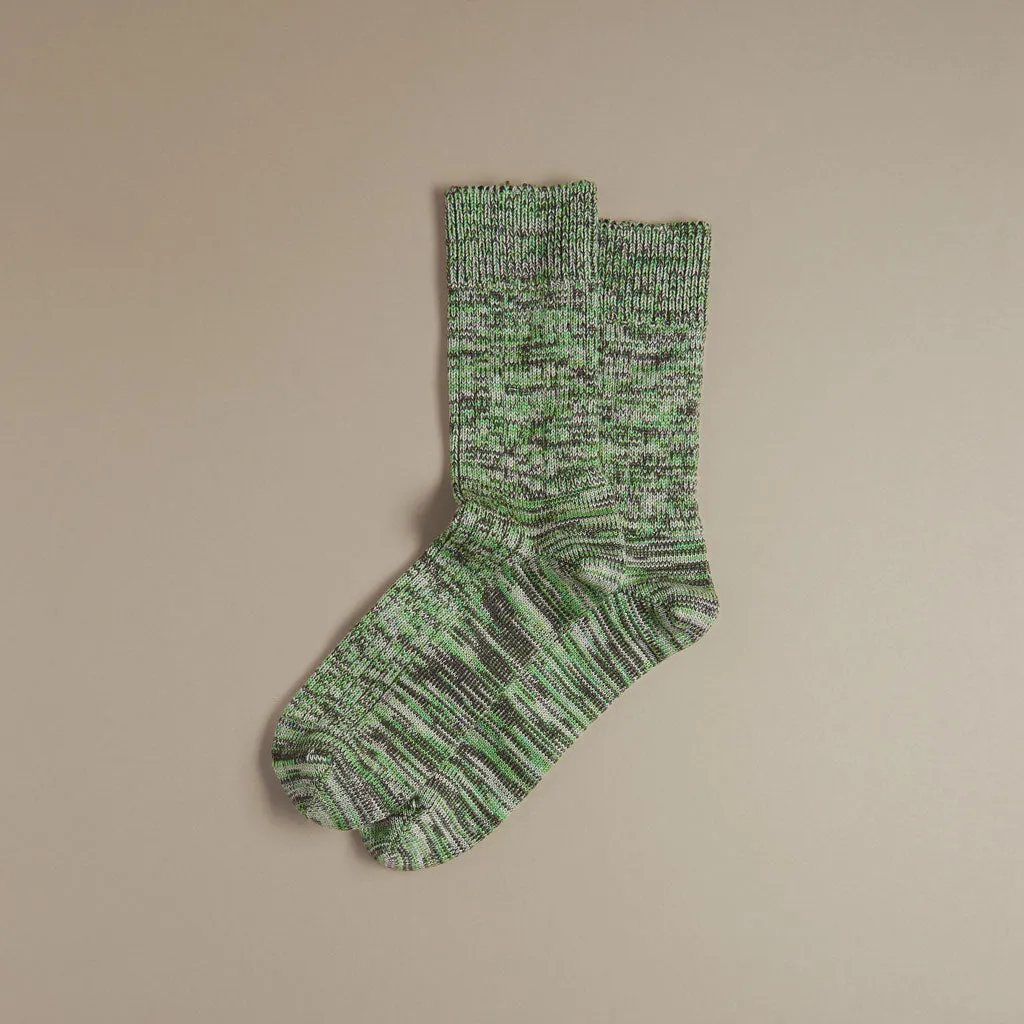 Chunky Merino Socks - Green