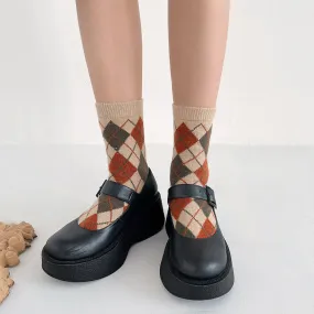 Classic Argyle ankle socks