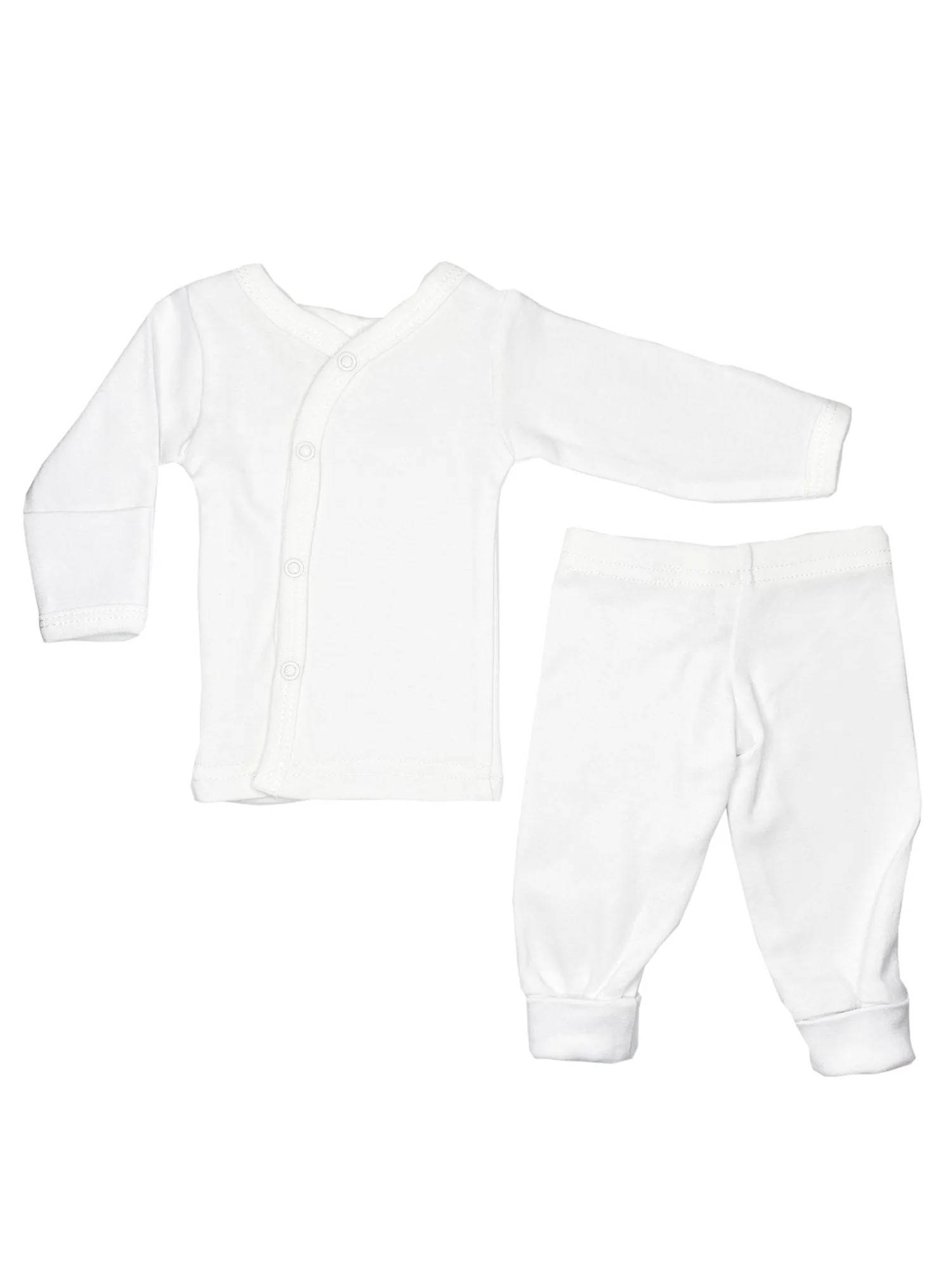 Classic White 4 piece set - Vest, Top, Trousers & Hat