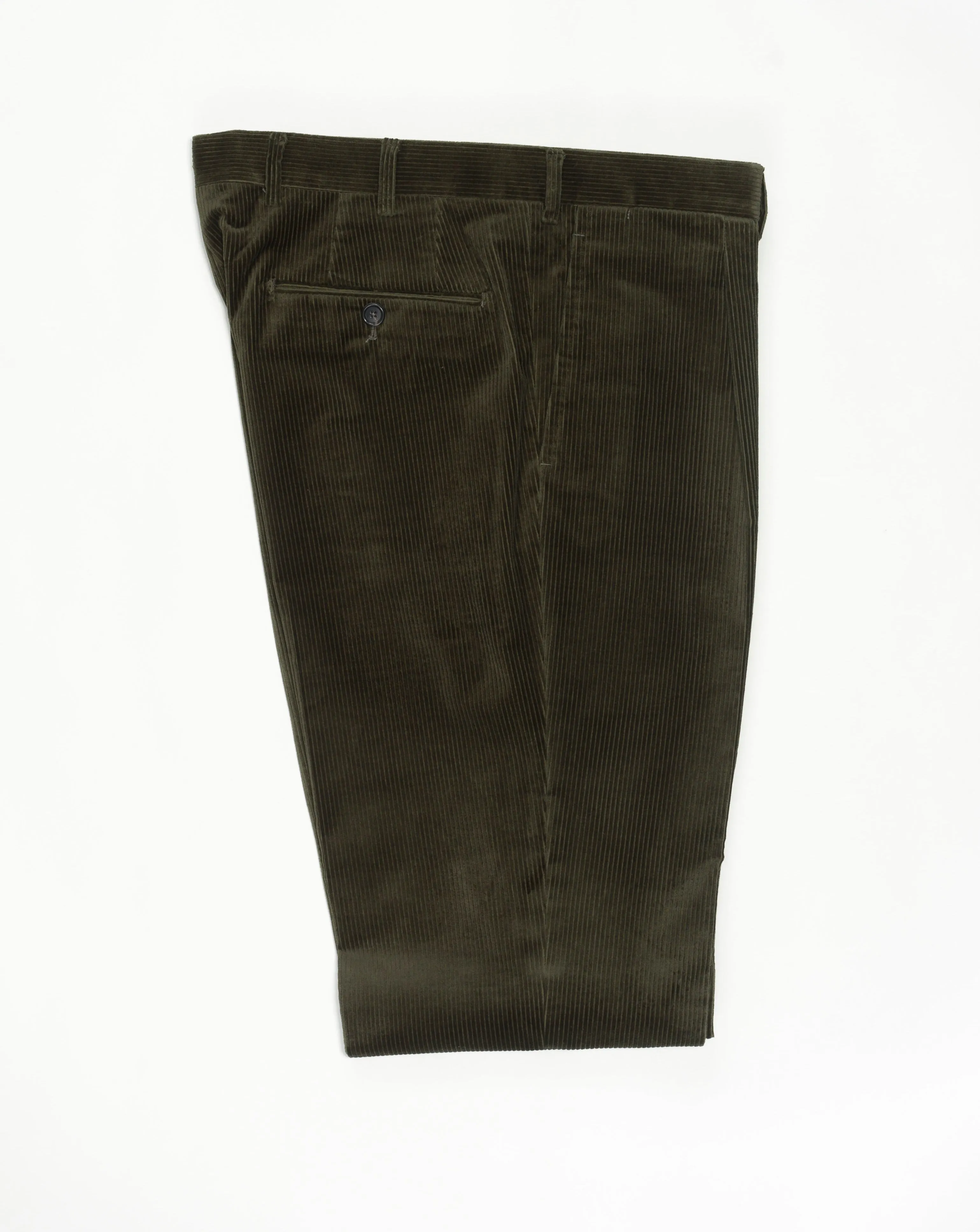 De Petrillo Corduroy Trousers / Dark Green