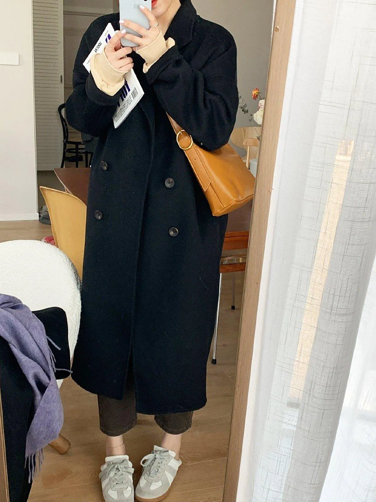 Double Face Wool Long Coat