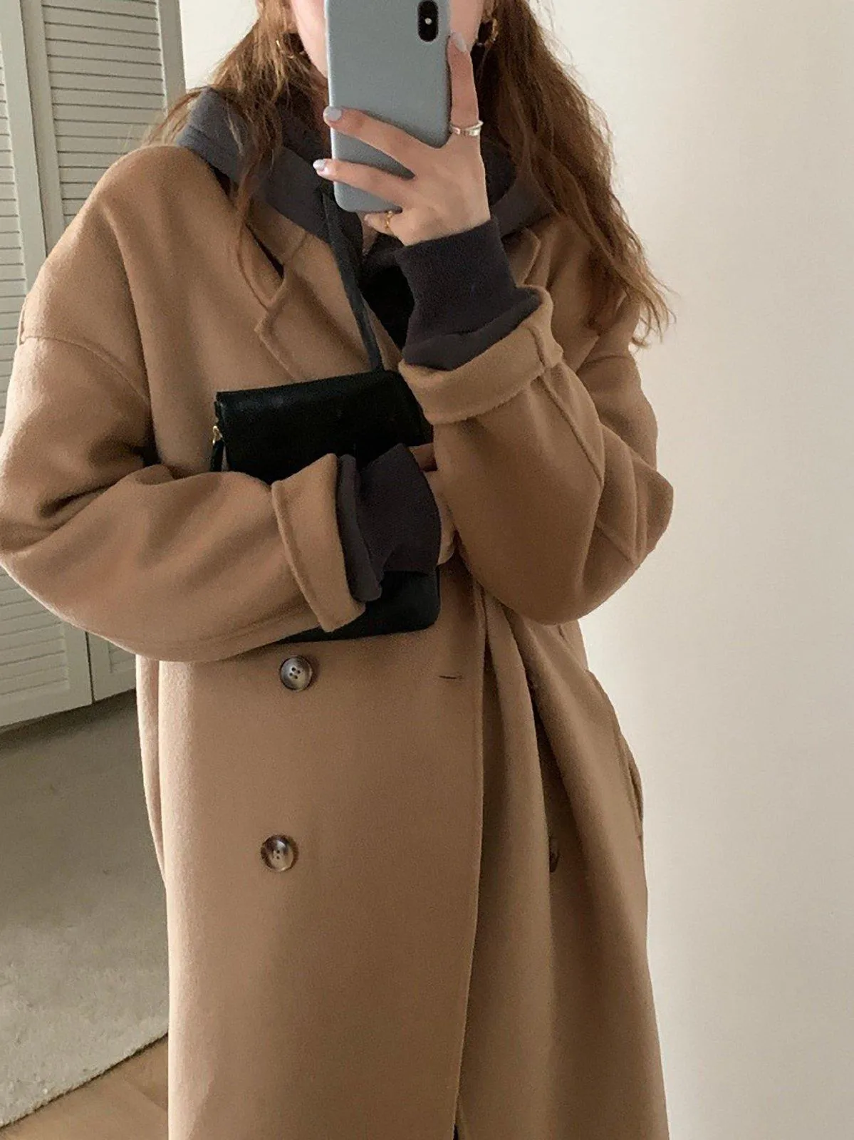 Double Face Wool Long Coat