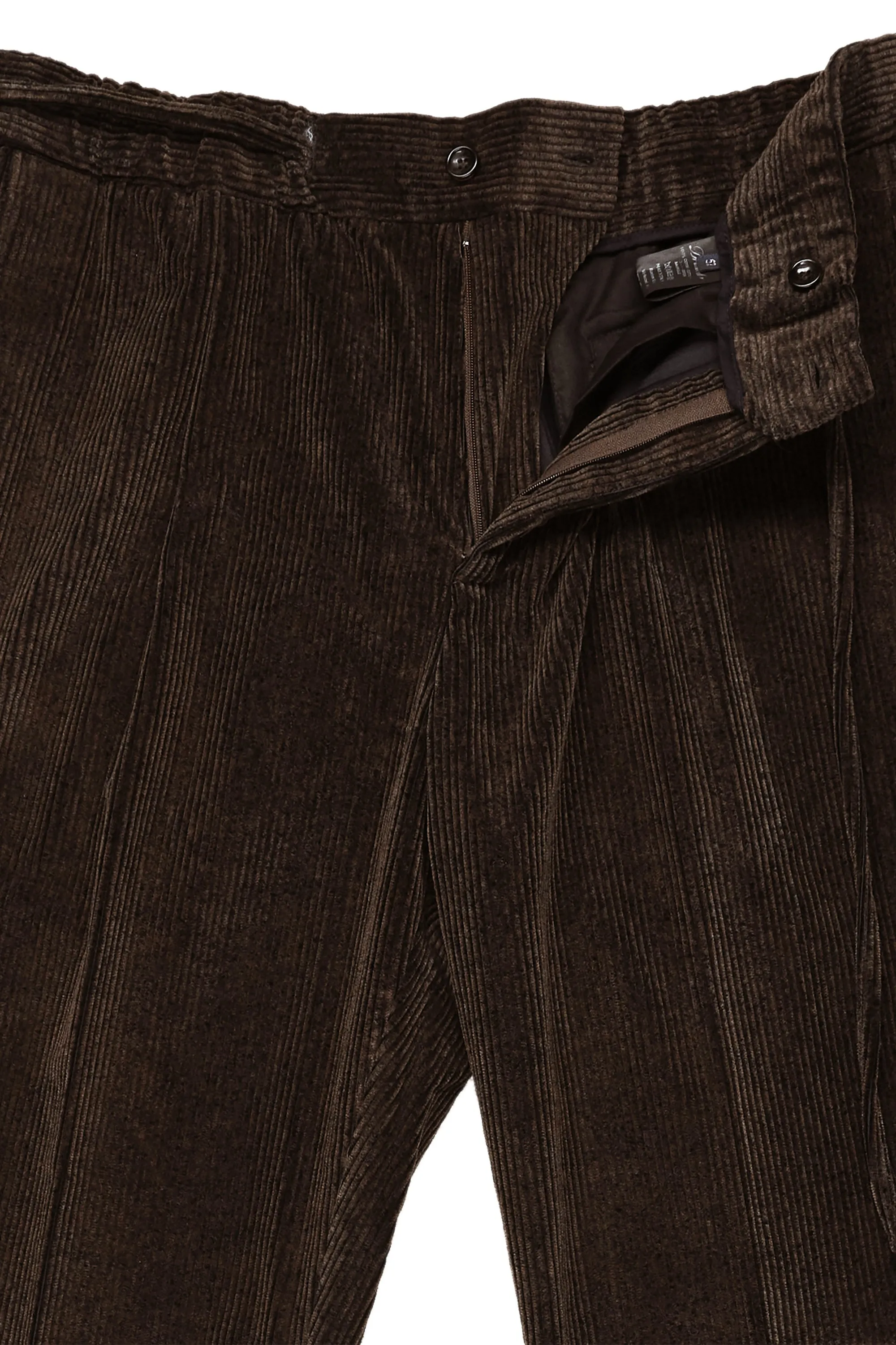 Drumohr Brown Cotton Corduroy Drawstring Trousers