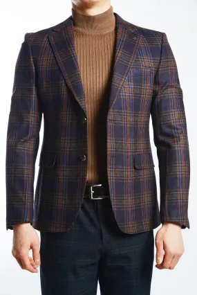 DT Windowpane Euro Sport Coat