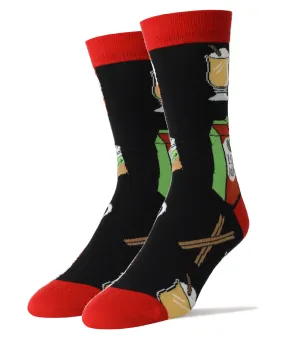 Egg Nog Socks