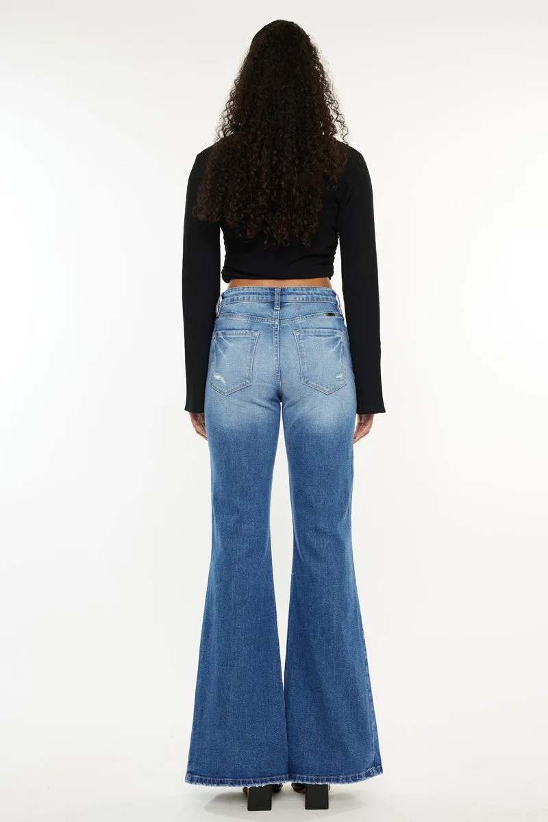 Evangeline High Rise Flare Jeans