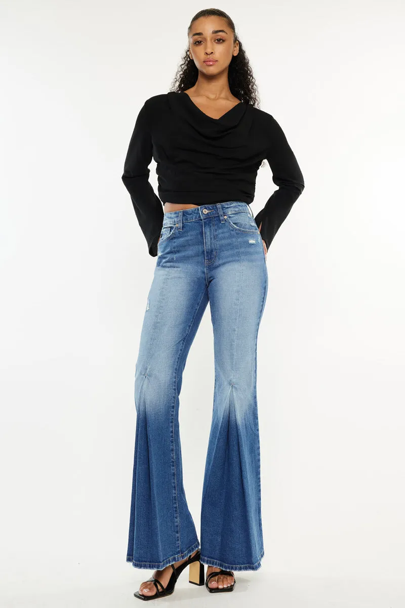 Evangeline High Rise Flare Jeans