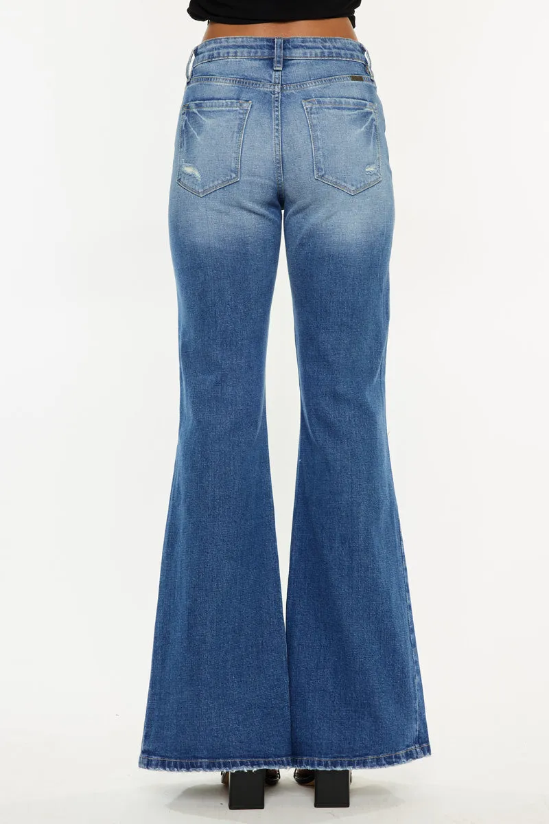 Evangeline High Rise Flare Jeans