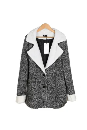 Fashion Quilted Woollen Coat