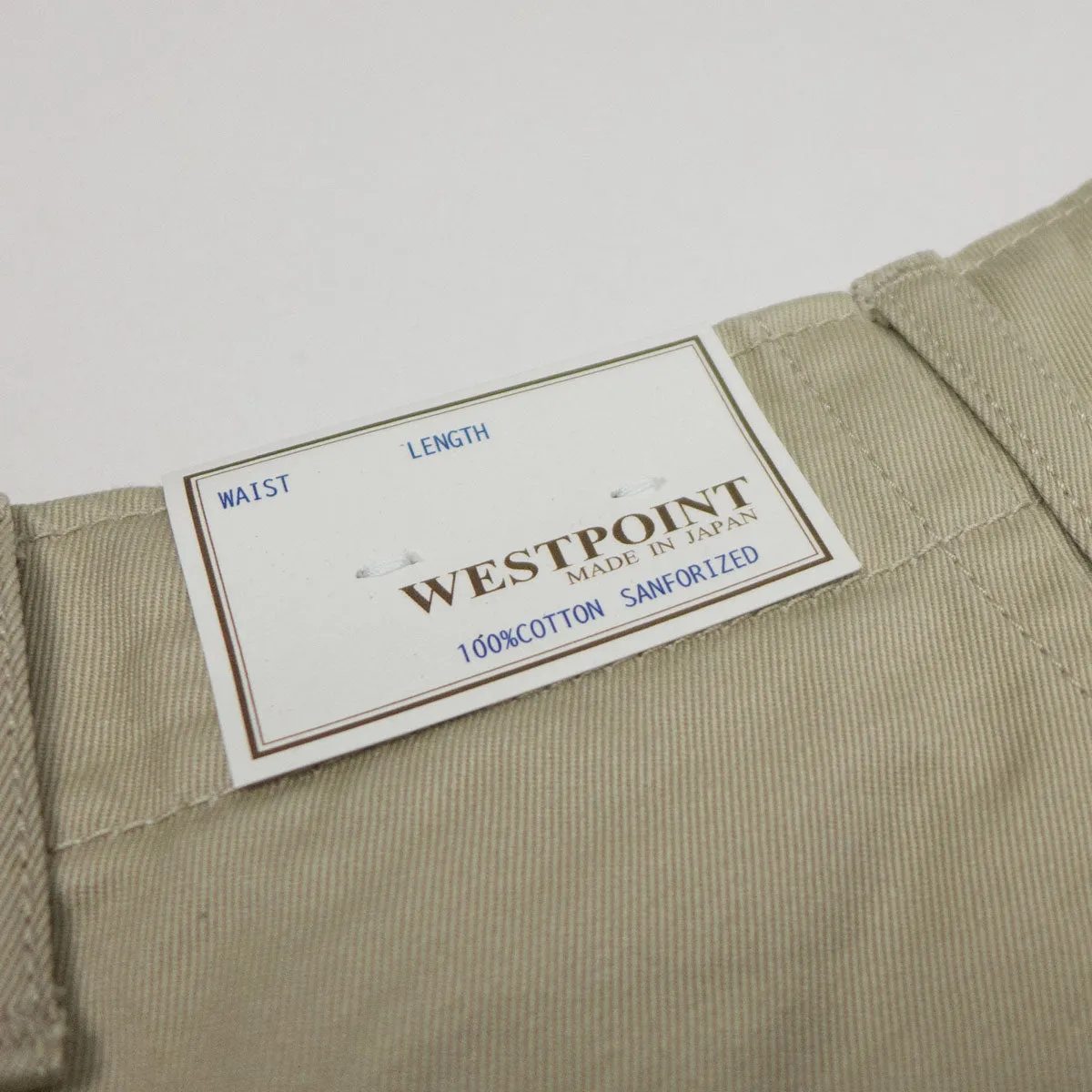 FOB Factory - Narrow US Chino Trousers - Beige