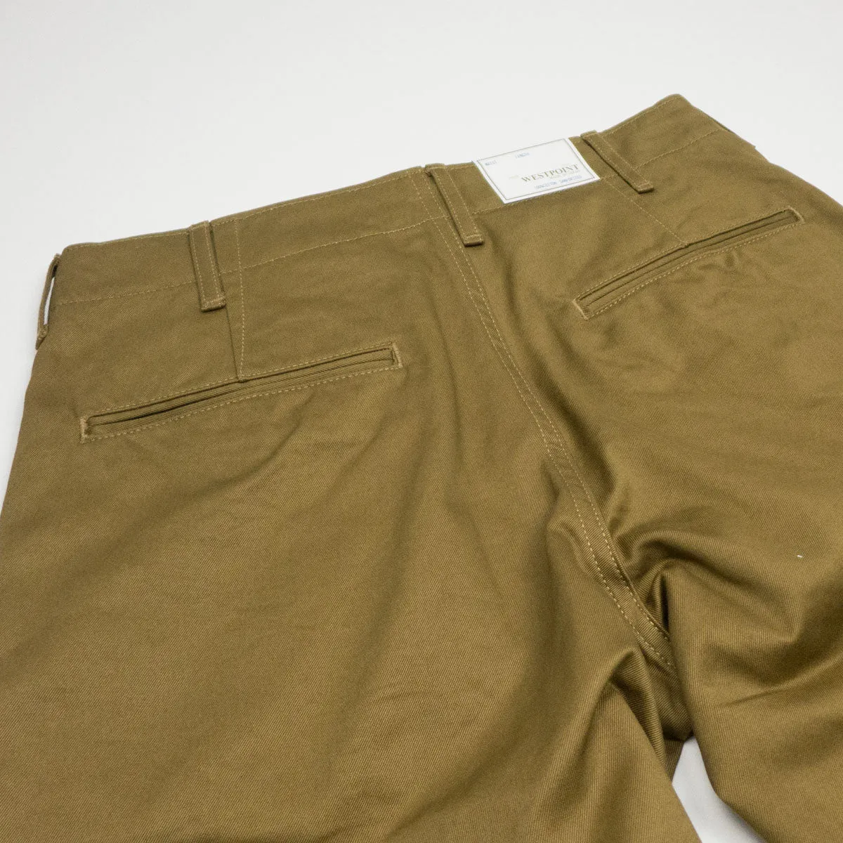 FOB Factory - Narrow US Chino Trousers - Khaki