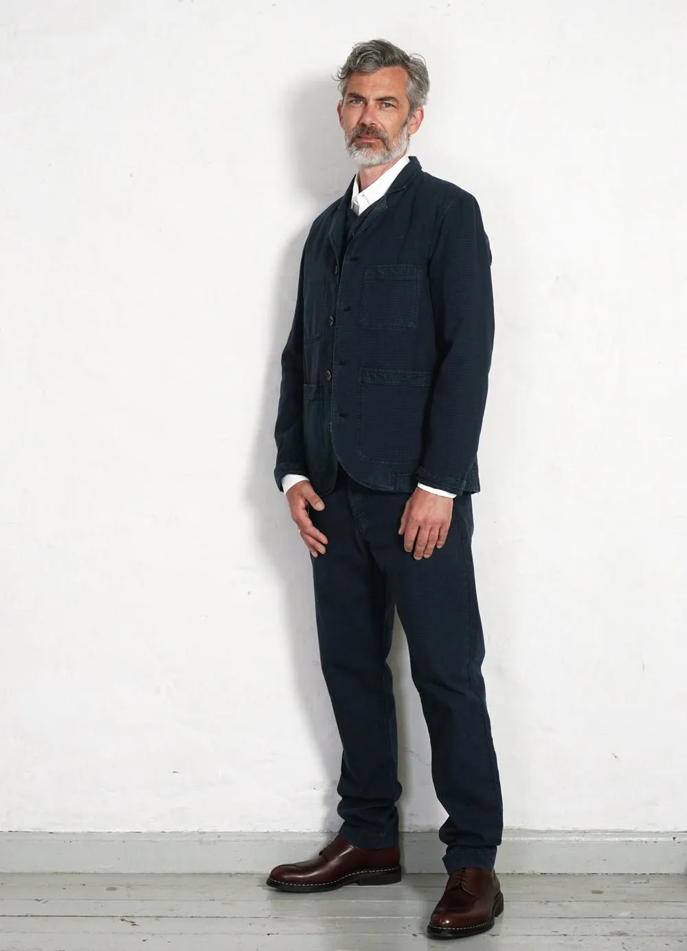 FRED | Regular Cut Work Trousers | Black Navy