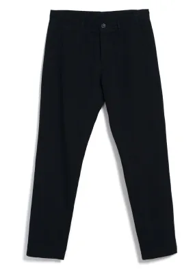 FRED | Regular Cut Work Trousers | Black Slub