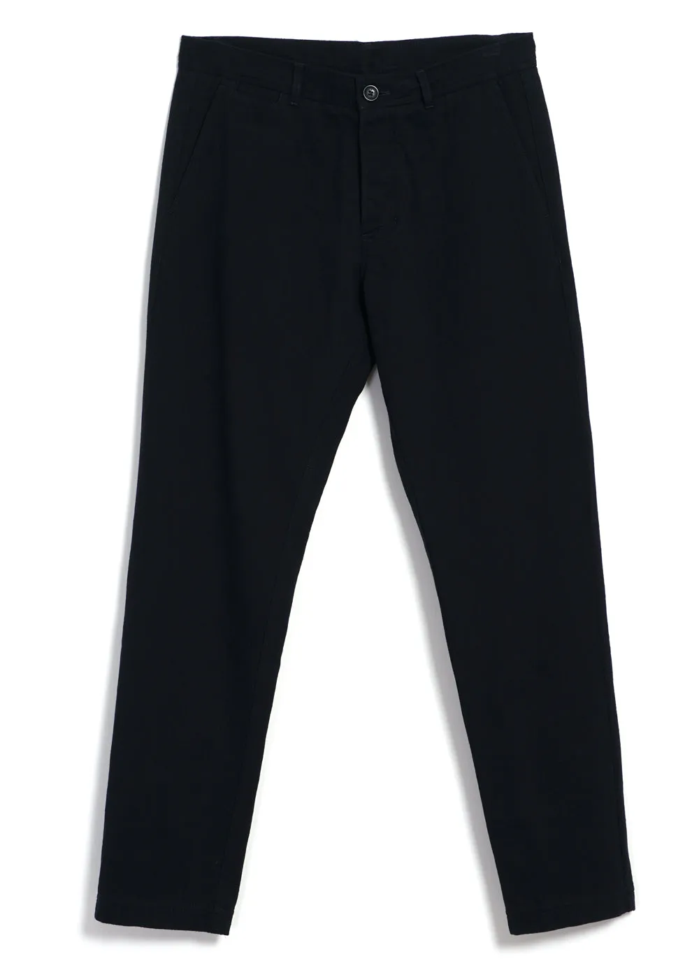 FRED | Regular Cut Work Trousers | Black Slub