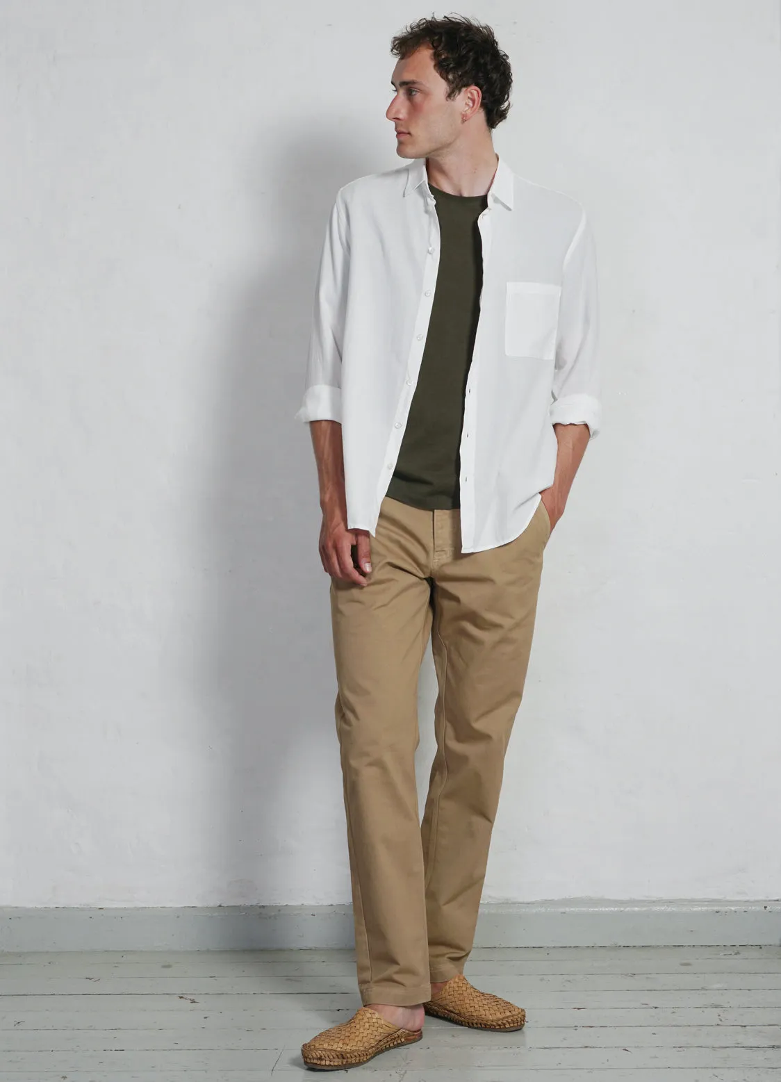 FRED | Regular Cut Work Trousers | Classic Beige