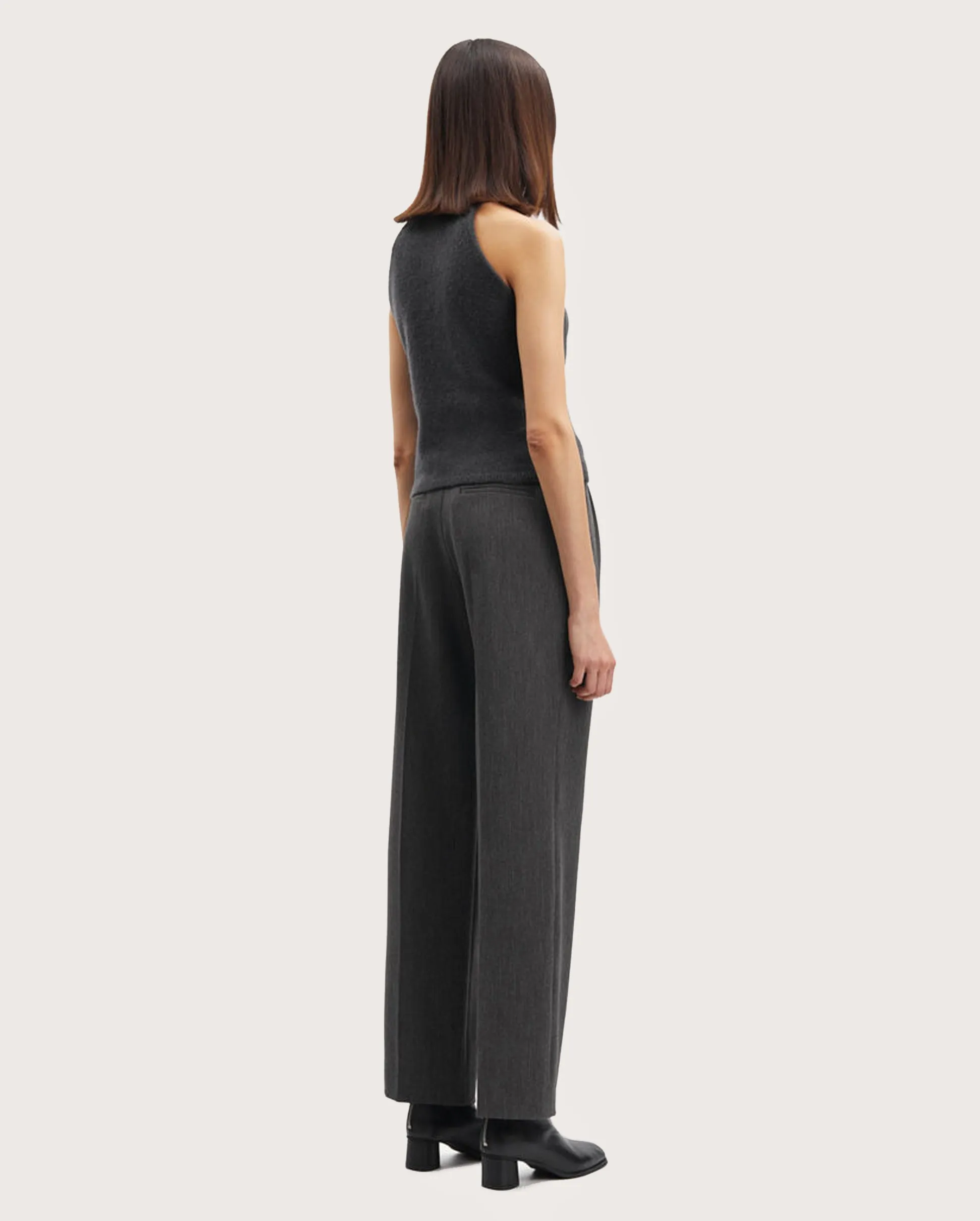 HAVENY TROUSERS / DARK GREY MEL