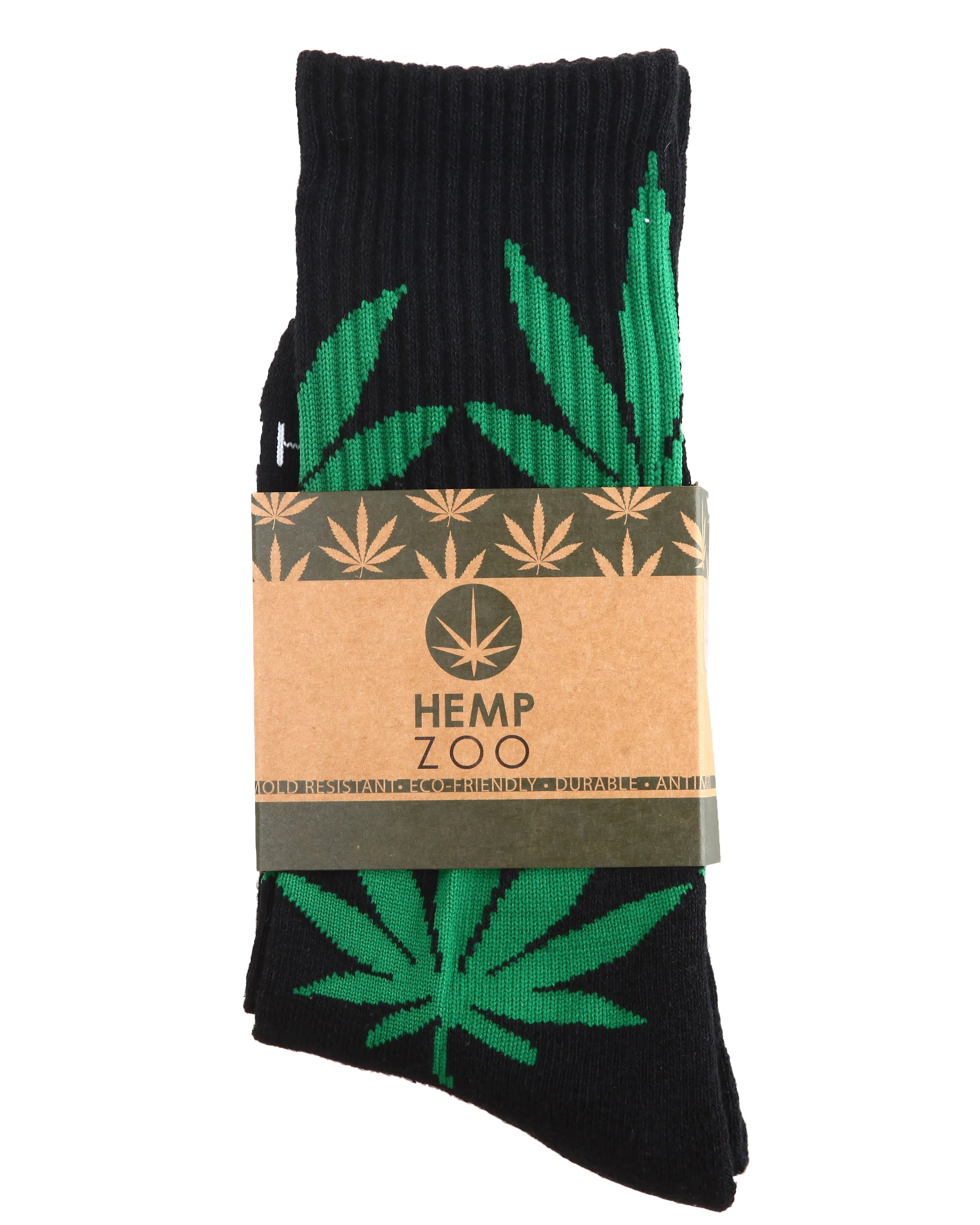 HEMP LUCKY LEAF CREW SOCKS