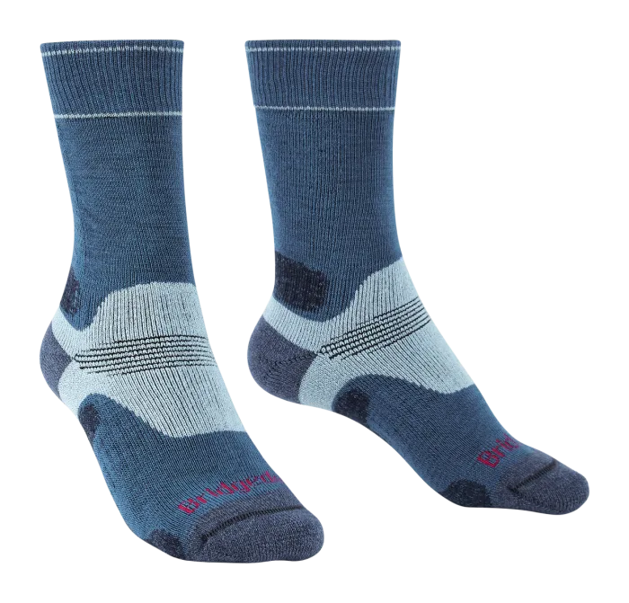 Hike Midweight Merino Performance Socks - Blue Sky