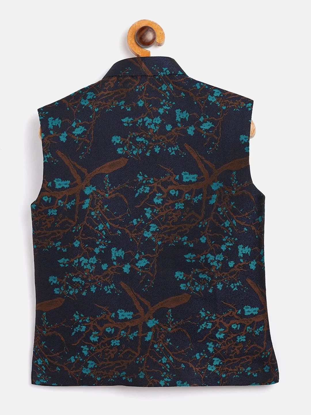 Jacquard Nehru Jacket for Boys - JBN Creation