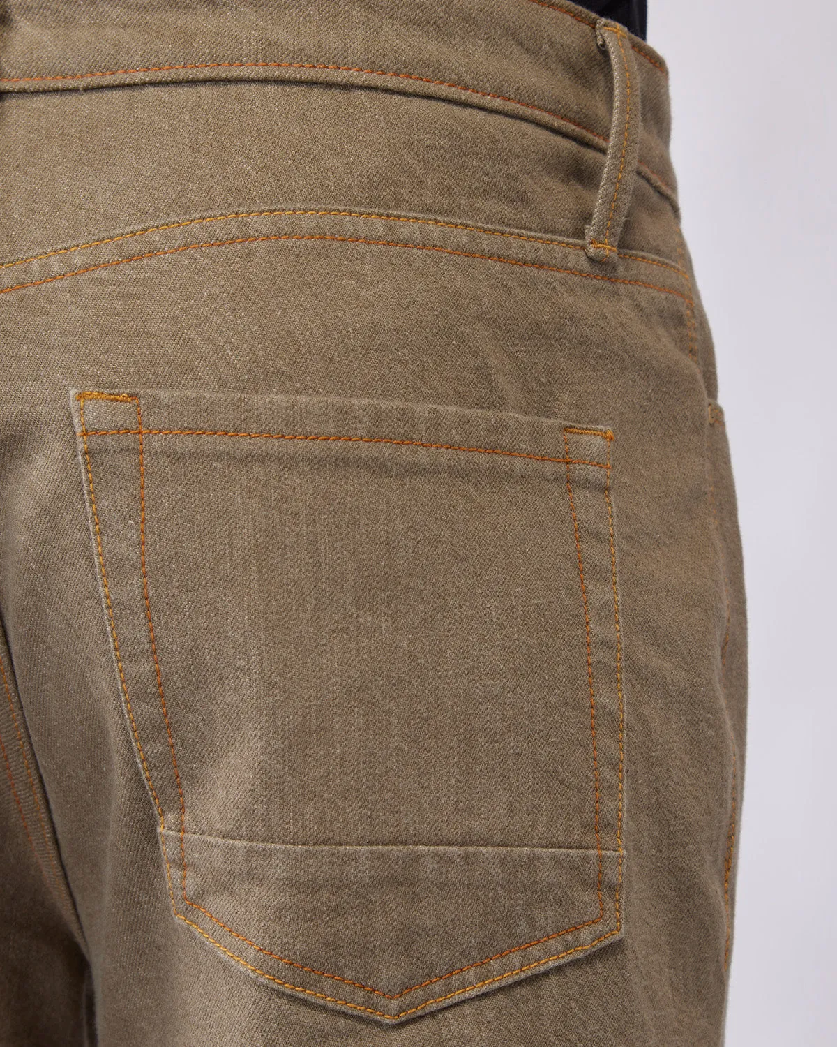 Japanese Natural Oak Rigid Jeans