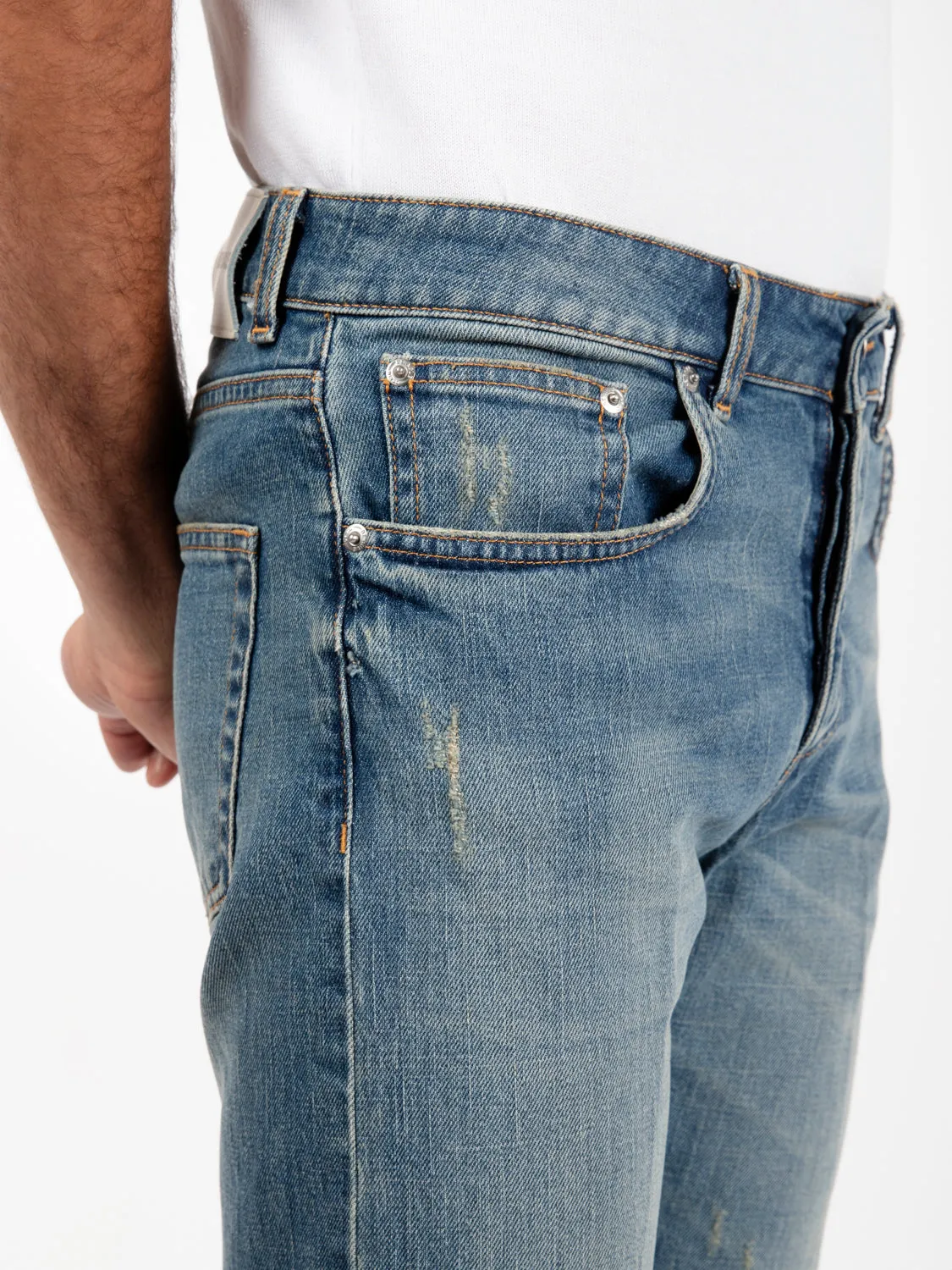 Jeans Davis shorter medio sabbiato