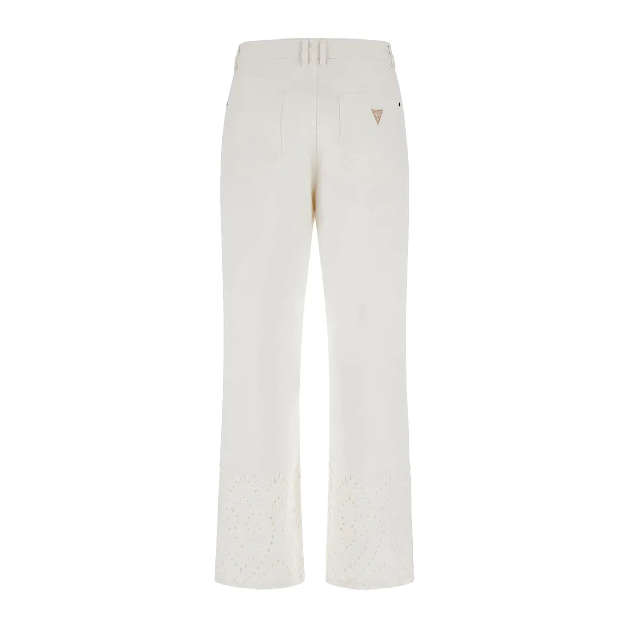 Jeans Donna Guess Straight 1981 Bianco